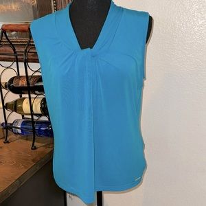 Calvin Klein Size M Turquoise top